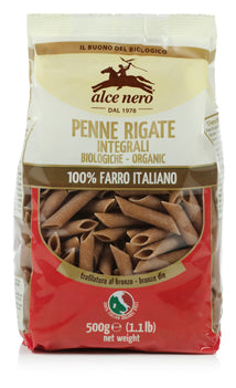 Penne 100% whole spelt organic 500 g