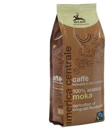 Café moka 100% arábica orgánico de comercio justo 250 g