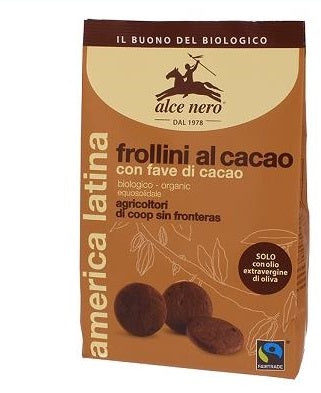 Galletas de cacao con granos orgánicos de comercio justo 250 g