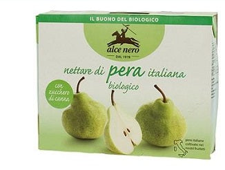 Organic pear nectar 3 tetrapacks of 200 ml