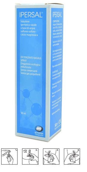 Soluzione ipertonica ipersal spray nasale 50 ml