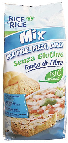 Rice&rice mix per pane/pizza/dolci 500 g senza lievito