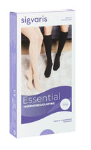 Sigvaris cotton ccl2 autoreggente puntini quadrinova normale punta aperta nature m