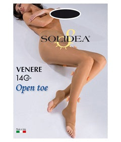 Venere 140 open toe collant nero 1-s