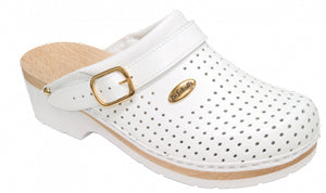 SCHOLL - Clog s/comf.b/s ce bycast unisex white woods bianco 37