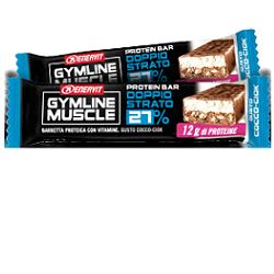 Enervit gymline muscle protein bar 27% double layer coconut-chocolate 1 piece