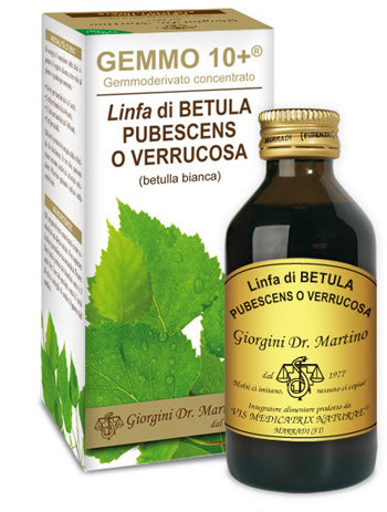 Gemmo 10+ betulla b linfa 100 ml liquido analcolico