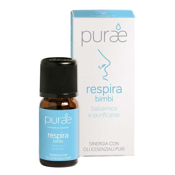 PURAE - Sinergia con oli essenziali "respira bambini" 10 ml