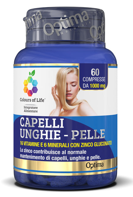 Colours of life capelli unghie pelle 60 compresse 1000 mg