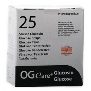 Strisce misurazione glicemia ogcare 25 pezzi