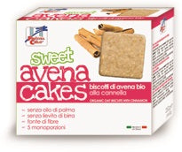 Fsc sweet avena cakes organic cinnamon oat biscuits without brewer's yeast without milk with sunflower oil without palm oil 250 g