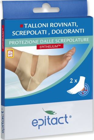 Protezione per screpolature talloni epitact taglia unica 2 pezzi