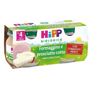 Hipp organic homogenized cheese ham 2x80 g