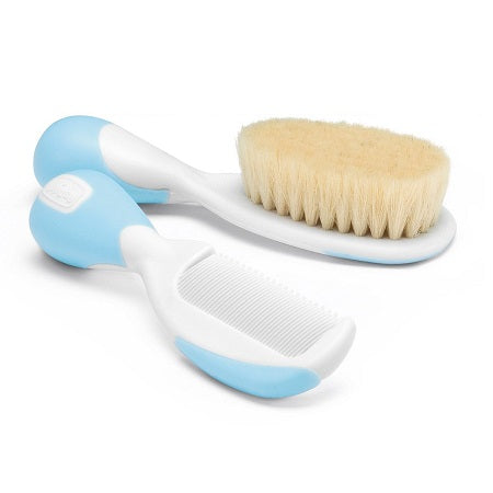 Chicco brush + blue comb