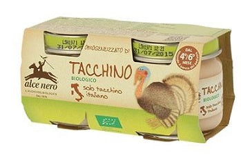 Omogeneizzato di tacchino baby food bio 2 x 80 g