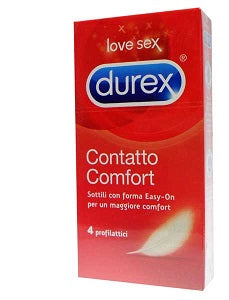 Durex preservativo contact confort 4 piezas