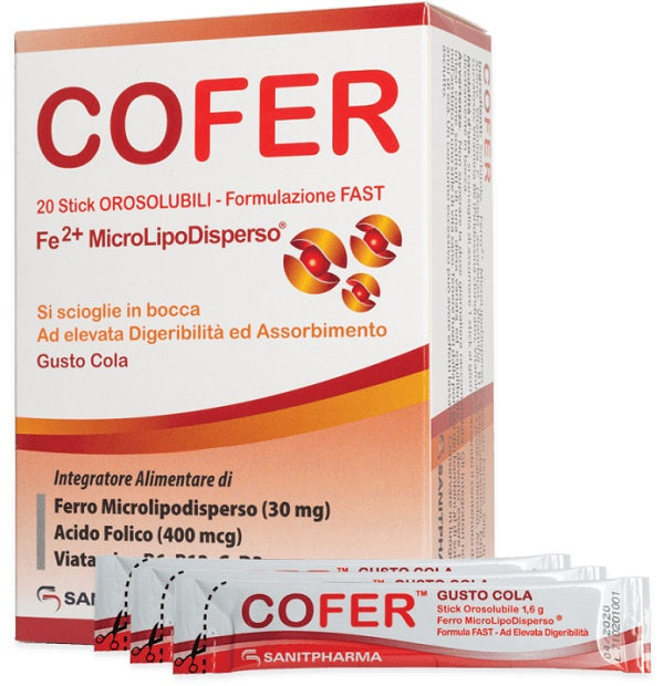 Cofer 20 buccal cola flavor sticks