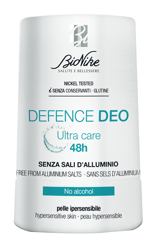 Defense deo ultra care roll-on sin sales de aluminio 50 ml