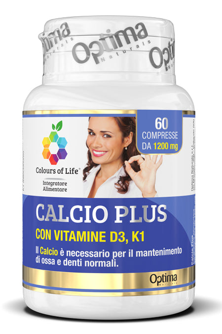 Colours of life calcium plus 60 tablets 1200 mg