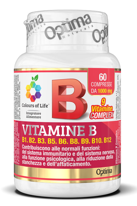 Colours of life vitamine b complex 60 compresse 1000 mg