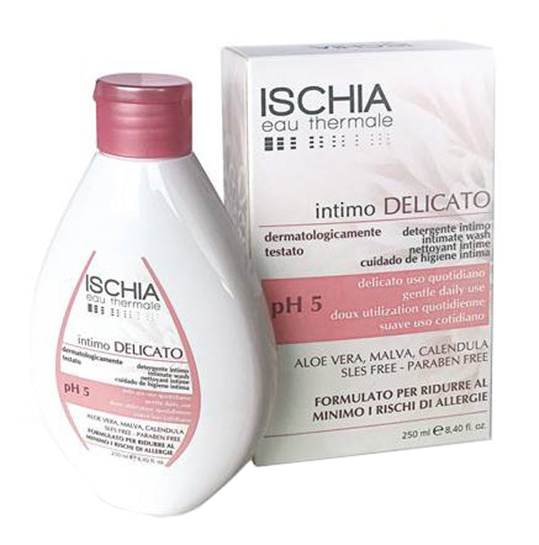 Ischia eau thermale delicate intimate cleanser ph 5 250 ml