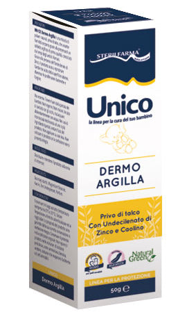 Unico dermo argilla polvere senza talco 50 g