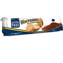 Biscream Nutrifree con crema de cacao 125 g