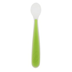 Chicco soft silicone spoon 6m+ green up