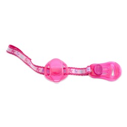 Chicco pacifier clip pink 1 piece