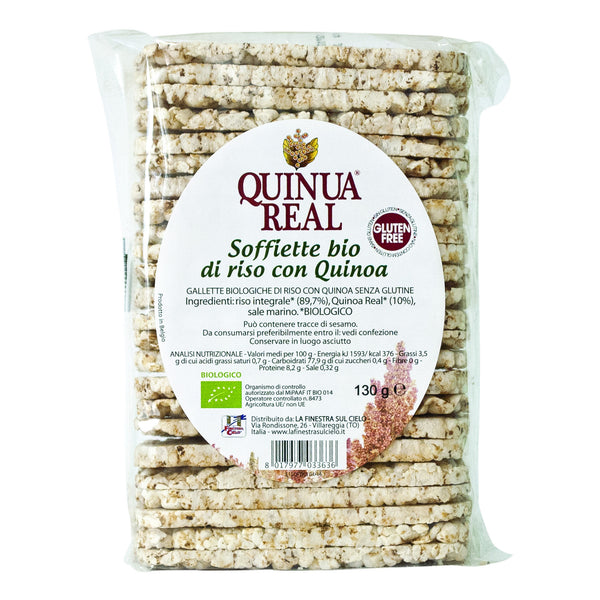 Quinua real rice puffs with quinoa 130 g