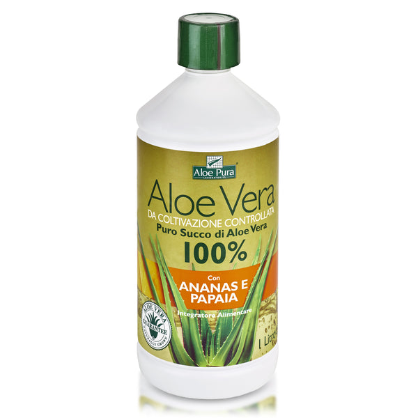 Jugo de aloe vera piña y papaya 1 l