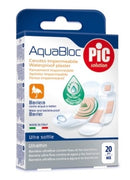 PIC Aquabloc Cerotto impermeabile con antibatterico - 20 pezzi mix