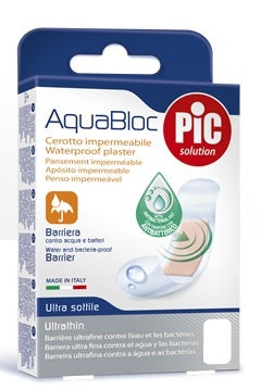 Pic aquabloc plaster cm10x8 antibacterial 5 pieces