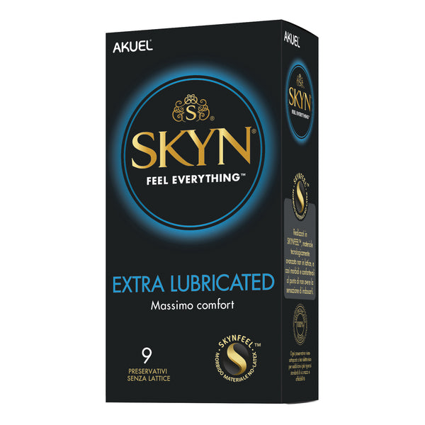 Akuel 9 skyn preservativo poliisopreno extra lubricado