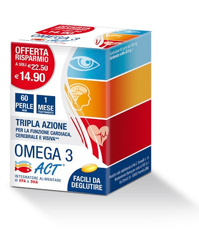 Omega 3 act 60 mini pearls