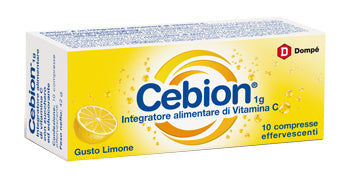 Cebion effervescent vitamin c lemon 10 tablets