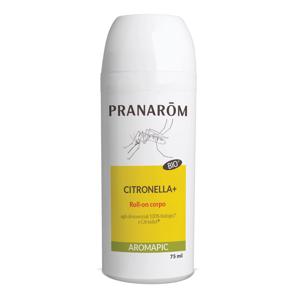 Pranarom aromapic bio roll-on plus latte corpo antizanzare citron 75 ml