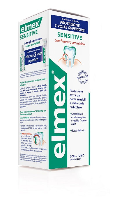 Elmex sensitive mouthwash 400 ml