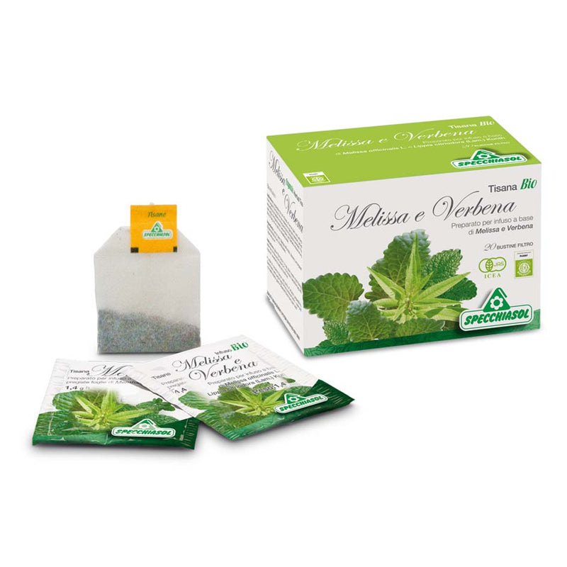 Lemon balm and verbena herbal tea 20 sachets