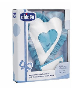 Chicco birth announcement blue bow