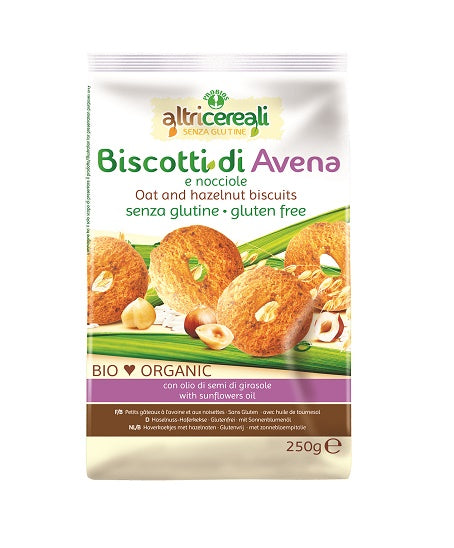 Altricereali galletas ecológicas de avena y avellanas 250 g