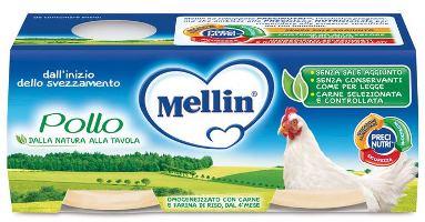 Mellin chicken puree 2x120 g