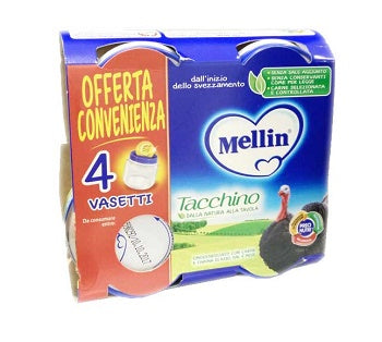 Mellin homogenized turkey 4x80 g