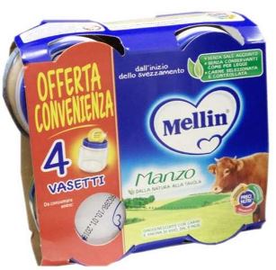 Mellin homogenized beef 4x80 g