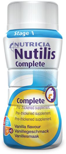 Nutilis complete stage 1 vaniglia 4 x 125 ml