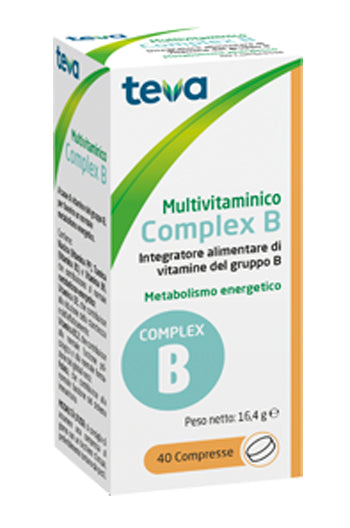 Multivitamin complex b teva 40 tablets 16.4 g