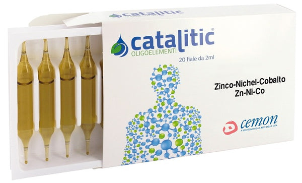 Catalytic trace elements zinc nickel cobalt zn-ni-co 20 ampoules