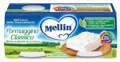 Mellin baby classic cheese 2 x 80 g