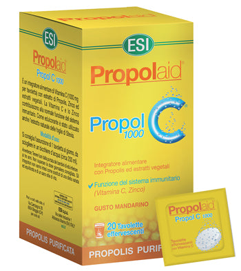 Esi propolaid propol c 1000 mg 20 tavolette effervescenti