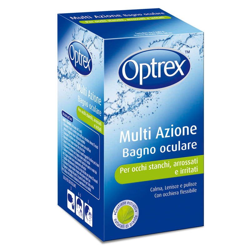 Optrex multi azione bagno oculare 110ml + occhiera flessibile